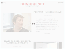 Tablet Screenshot of bonobo.net