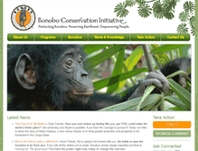 Tablet Screenshot of bonobo.org